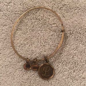 Alex and ani L initial bracelet!